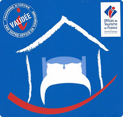 Logo chambre d'hotes validee par office de tourisme